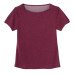 Women's Cotton Gym T-shirt Regular fit Boat neck