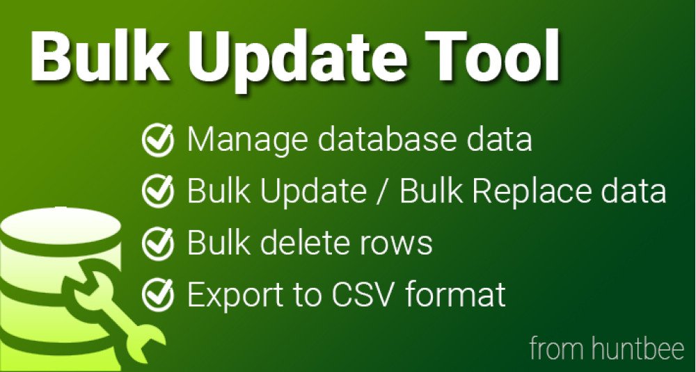 Bulk Update Tool Extensions & Modules image