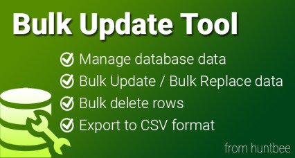 Bulk Update Tool Extensions & Modules image