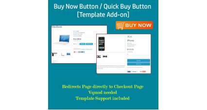 Buy Now Button / Quick Buy Button - [Template Add-on] image
