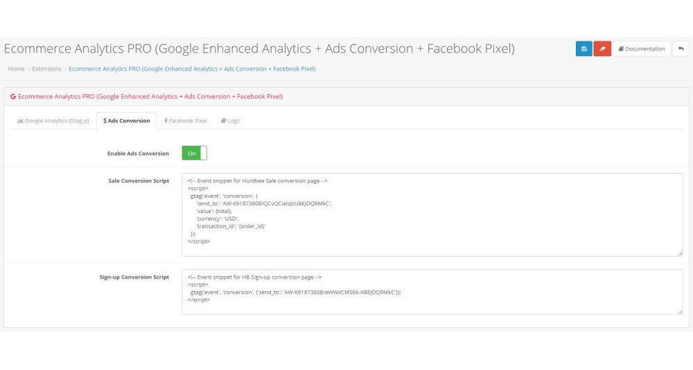 Google Analytics Enhanced Ecommerce Tracking for OpenCart Extensions & Modules image