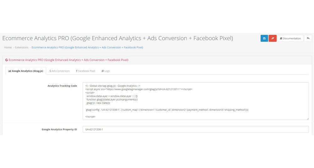 Google Analytics Enhanced Ecommerce Tracking for OpenCart Extensions & Modules image