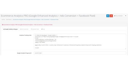 Google Analytics Enhanced Ecommerce Tracking for OpenCart Extensions & Modules image