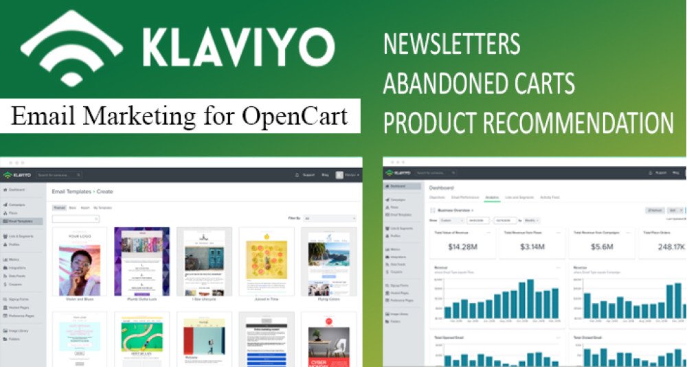 Klaviyo Integration for Opencart - Email Marketing image