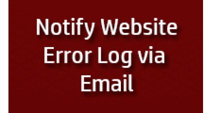 Notify Error log on Email image