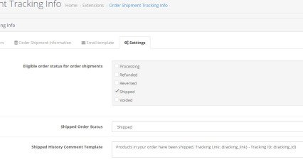 Order Shipment / Courier Tracking Info Extensions & Modules image