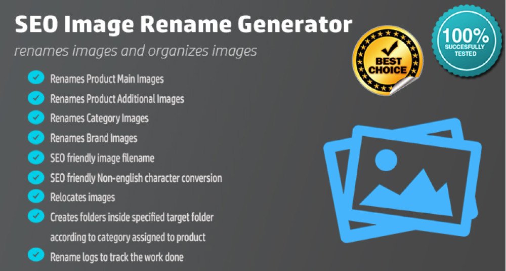 SEO Product Image Rename Manager / Image Organizer image