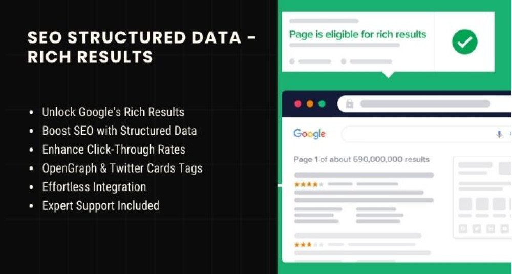 SEO Structured Data - Rich Results - OpenCart 4 Extensions & Modules image