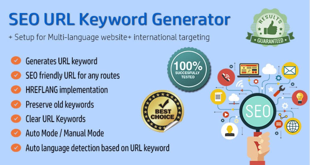 SEO URL Keyword Generator / SEO Friendly URL image
