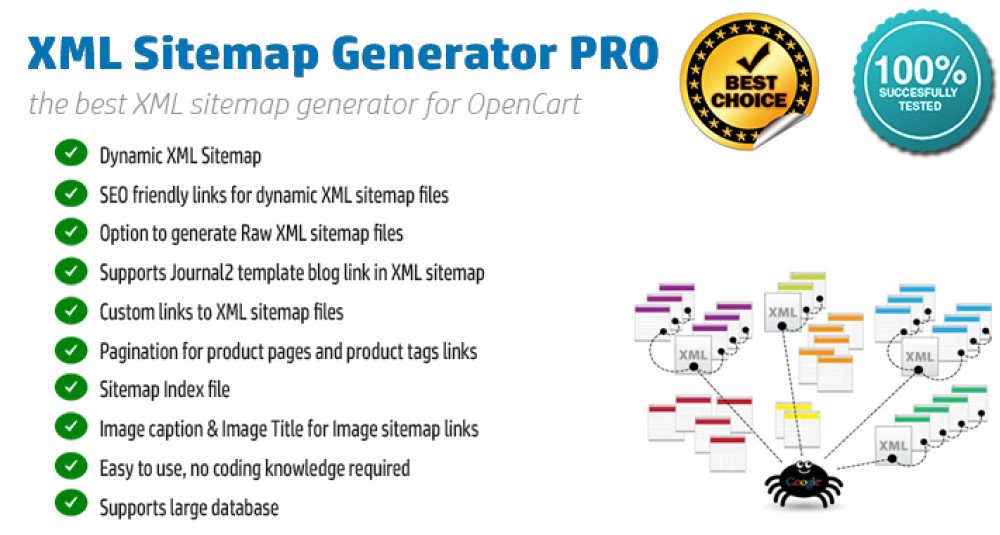 Sitemap Generator - SEO XML Sitemap Generator - Unlimited Links image