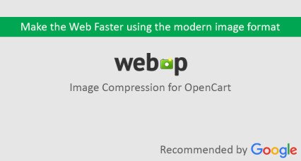 Webp Compression for OpenCart image