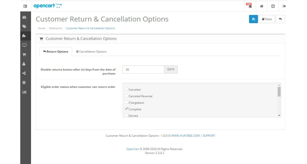 Showing image for Customer Returns and Cancellation Options Customer Returns and Cancellation Options image