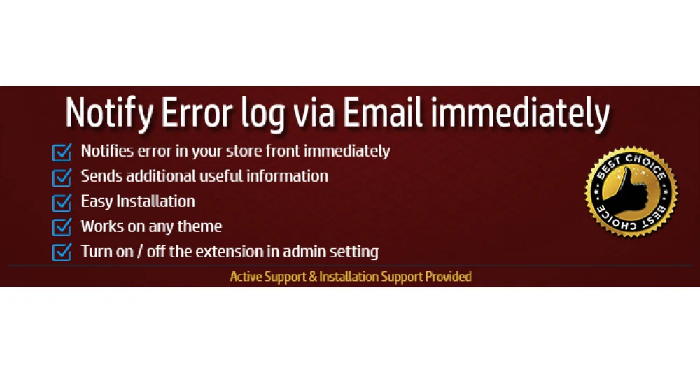 Showing image for Notify Error log on Email Notify Error log on Email image