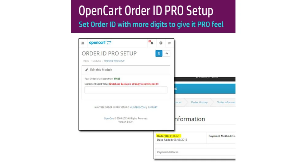Showing image for Order ID PRO Setup Order ID PRO Setup Extensions & Modules image