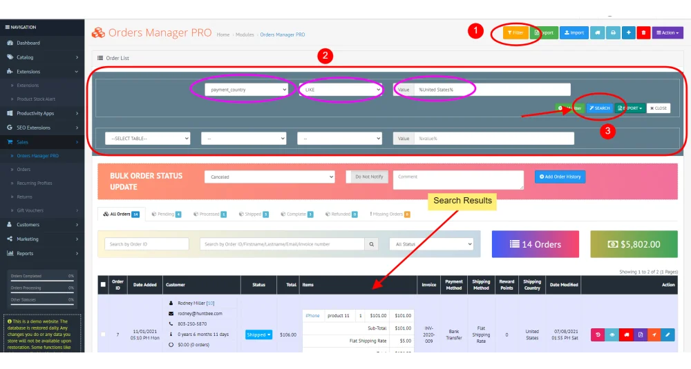 Showing image for Orders Manager PRO for OpenCart - Advanced Order Management Orders Manager PRO for OpenCart - Advanced Order Management image
